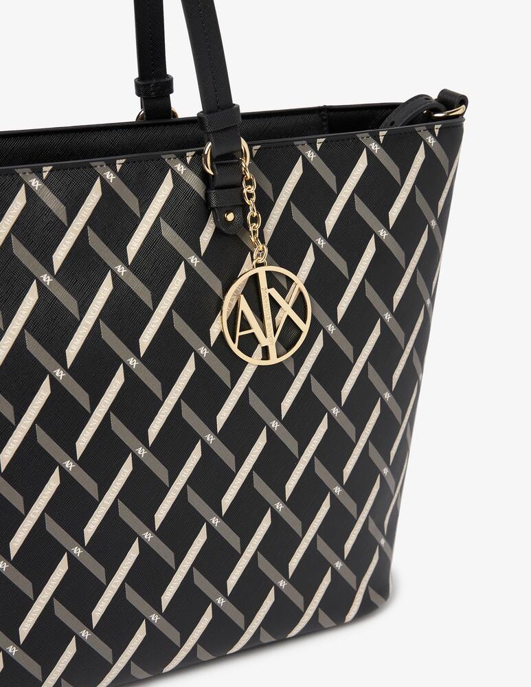 rinascente Armani Exchange Borsa shopper logo Gynger M