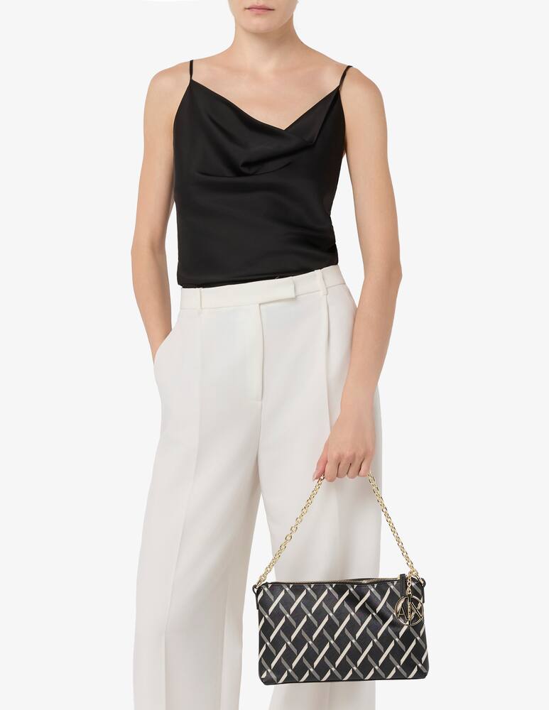 rinascente Armani Exchange Gynger logo shoulder bag