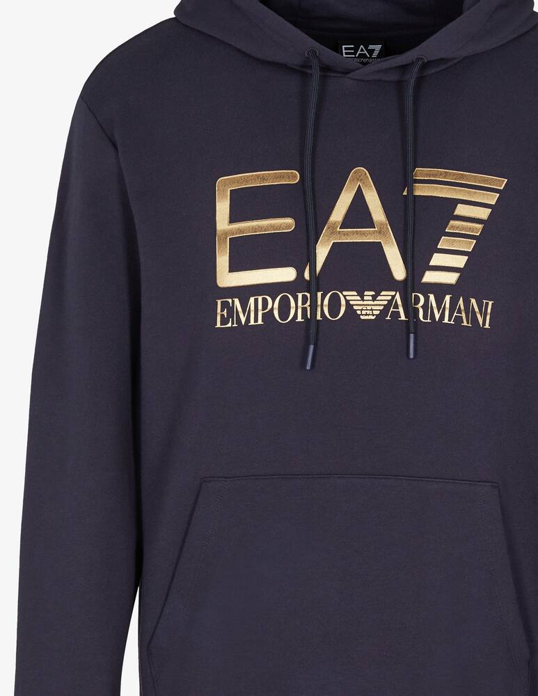 rinascente EA7 Logo terry hoodie