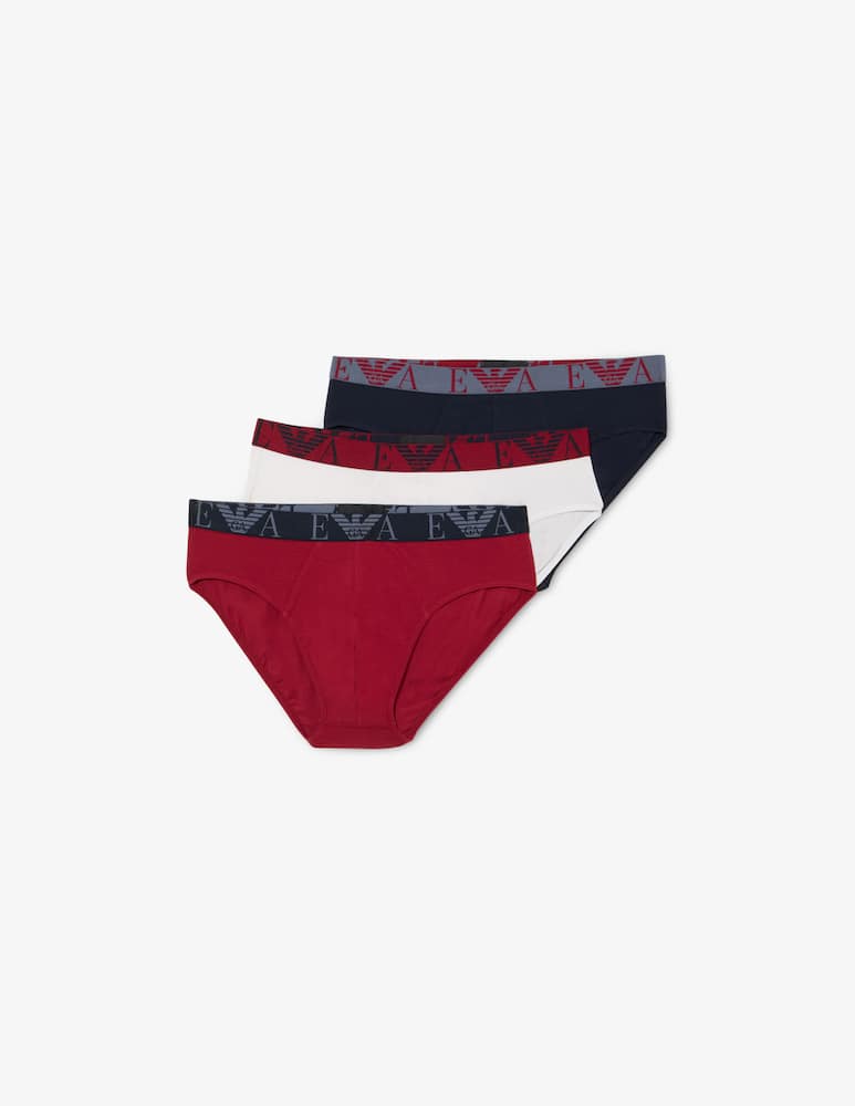 rinascente Emporio Armani Pacco 3 slip monogram
