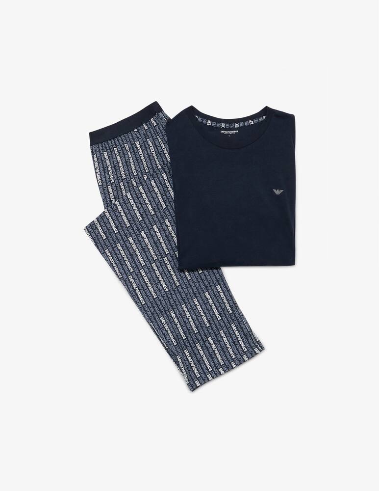 rinascente Emporio Armani Classic pattern pyjama set