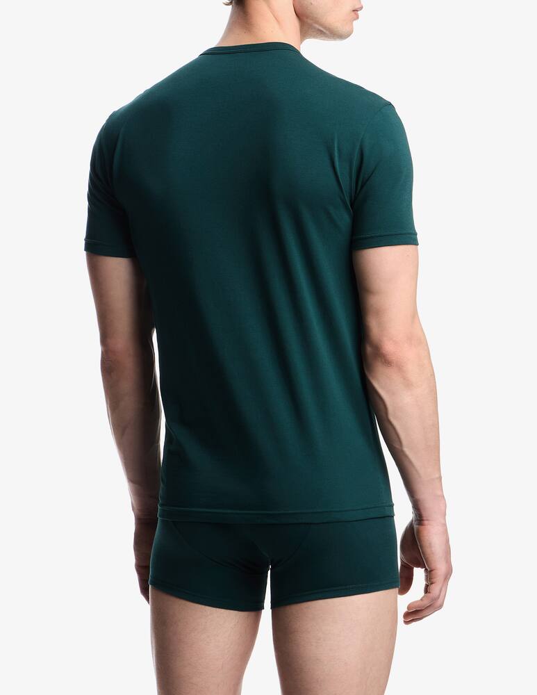 rinascente Emporio Armani Monogram crew neck t-shirt duo