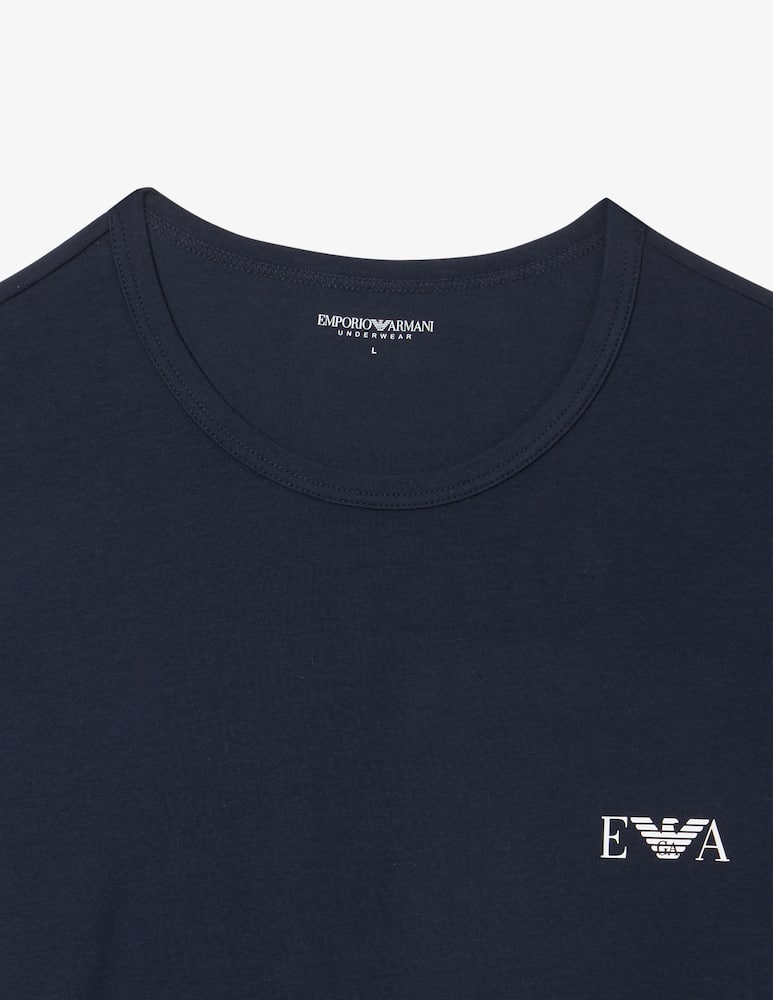 rinascente Emporio Armani Monogram crew neck t-shirt