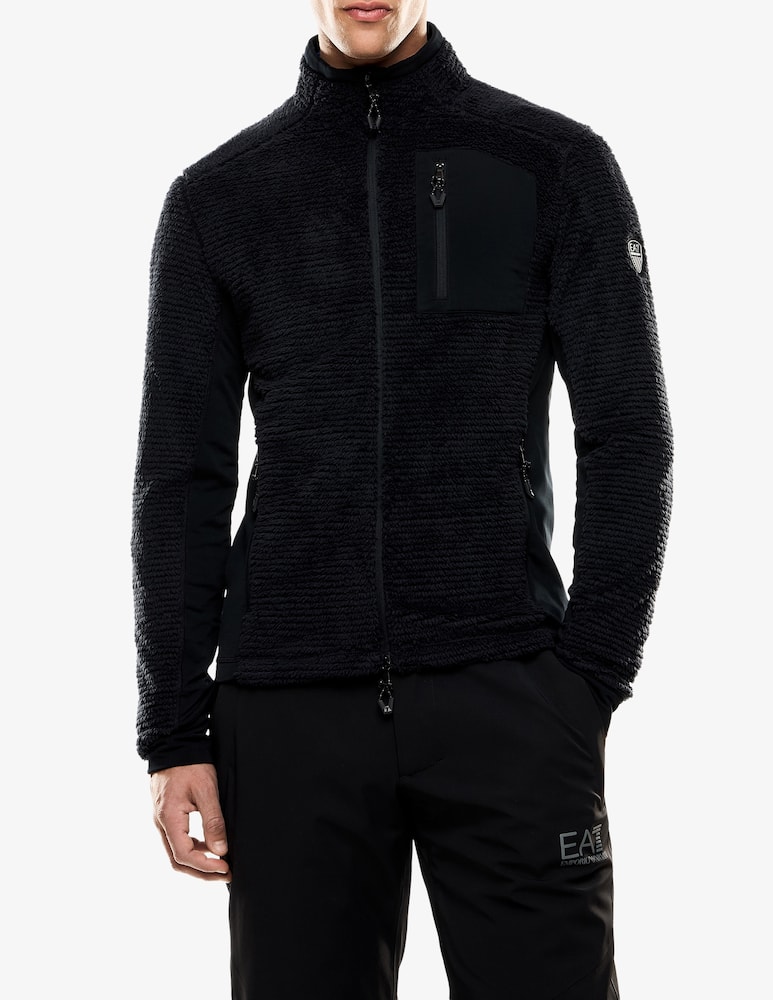 rinascente EA7 Fleece zip-up jacket