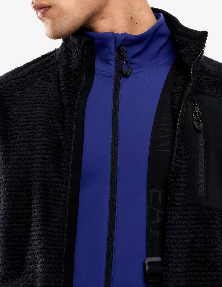 rinascente EA7 Fleece zip-up jacket