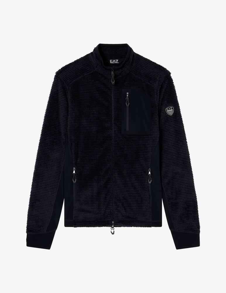 rinascente EA7 Fleece zip-up jacket