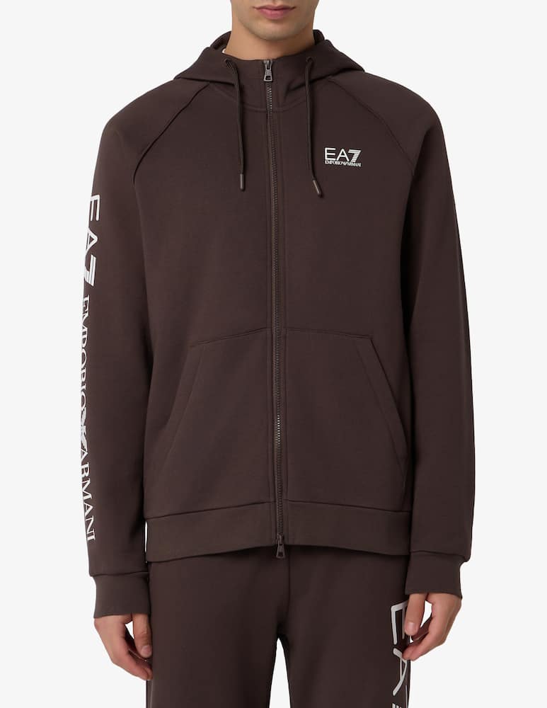 rinascente EA7 Hoodie fleece extended logo