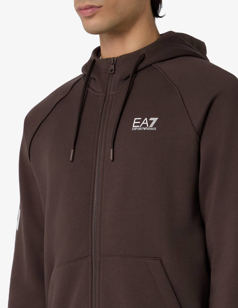 rinascente EA7 Hoodie fleece extended logo