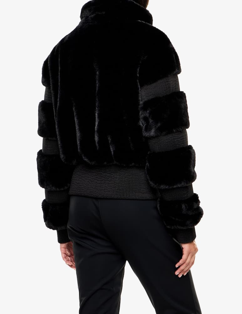 rinascente EA7 Cortina faux fur ski jacket