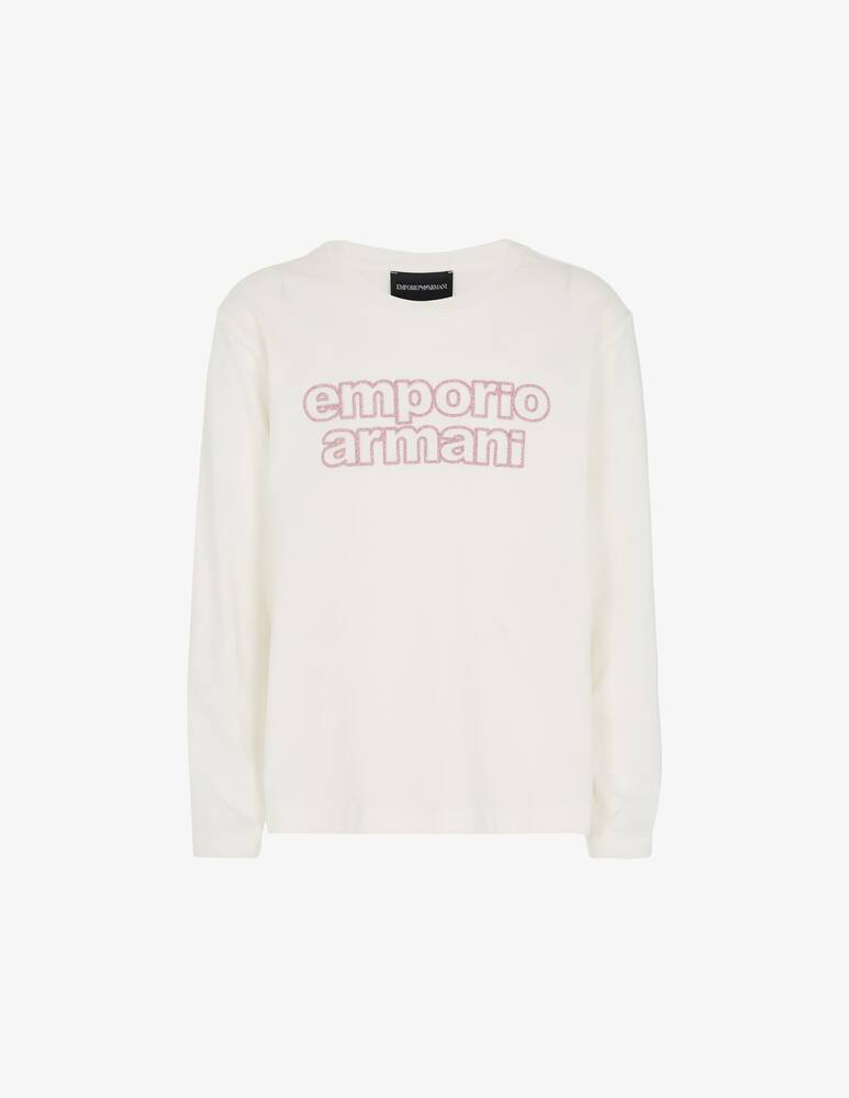 Emporio Armani Long sleeve cotton top - picture 1 Emporio Armani Long sleeve cotton top - picture 1