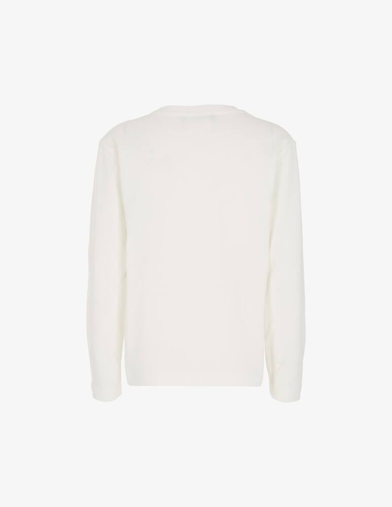 Emporio Armani Long sleeve cotton top - picture 2 Emporio Armani Long sleeve cotton top - picture 2