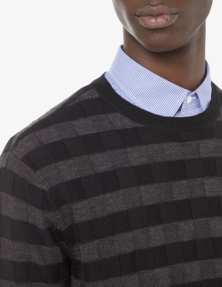 rinascente Emporio Armani Maglia girocollo in lana - Nero