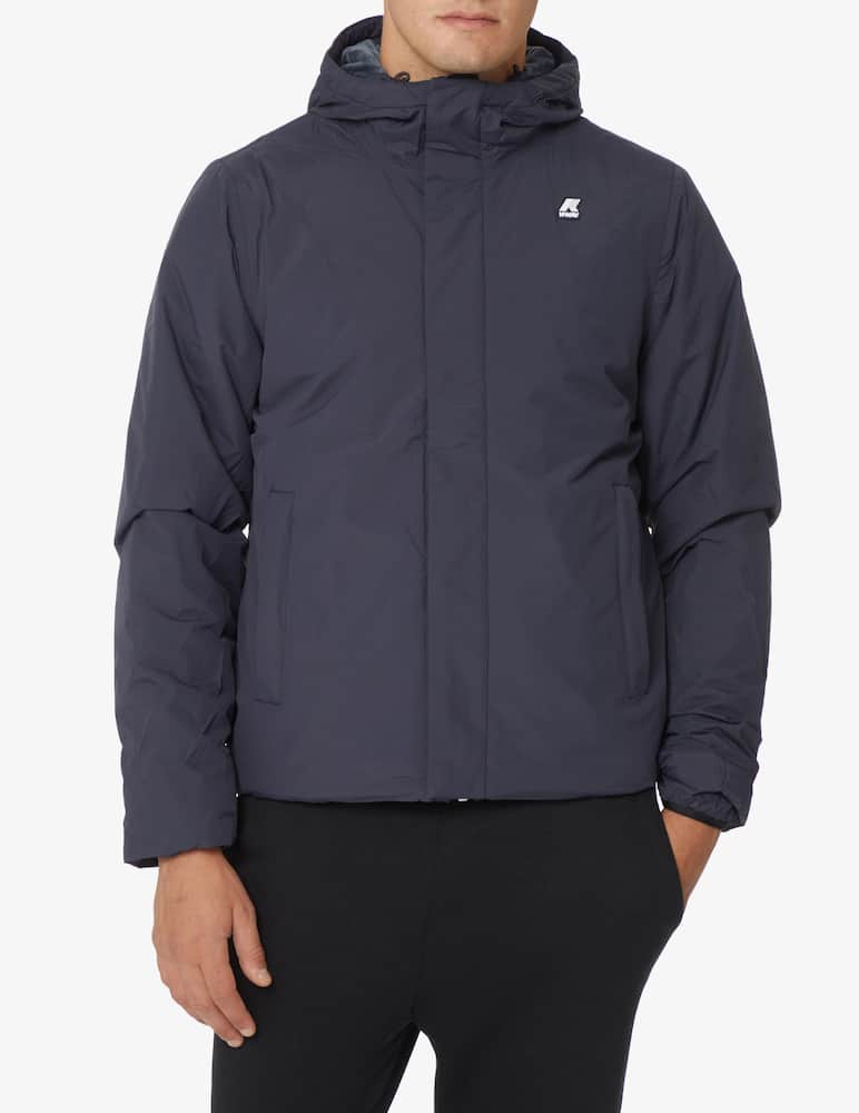 K-Way Hooded jacket - navy - picture 1 K-Way Hooded jacket - navy - picture 1