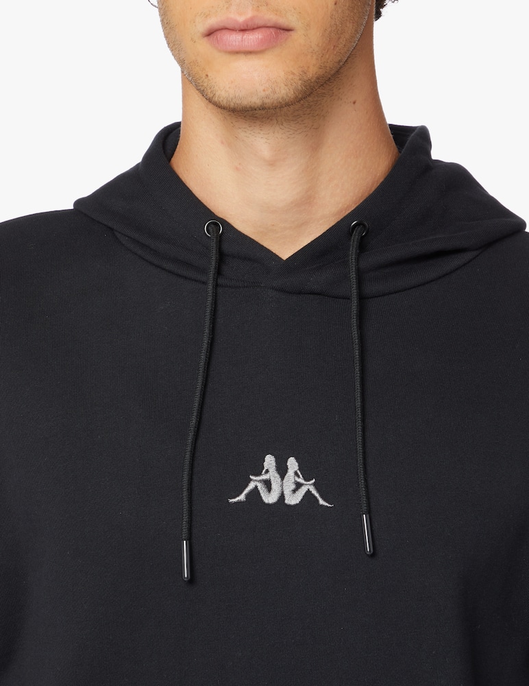 rinascente Kappa Felpa con cappuccio banda crest
