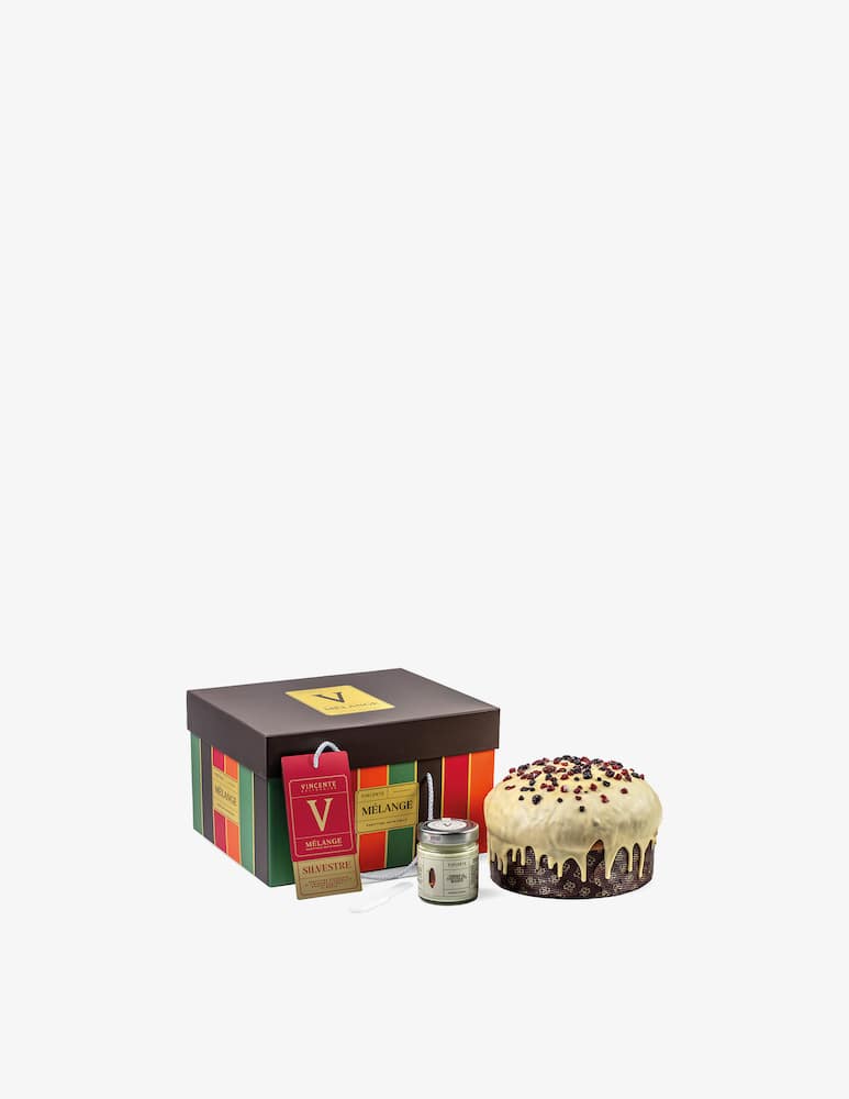 Vincente Silvestre Panettone Frutti di Bosco e Kit Crema Bianca 930g - immagine 1 Vincente Silvestre Panettone Frutti di Bosco e Kit Crema Bianca 930g - immagine 1