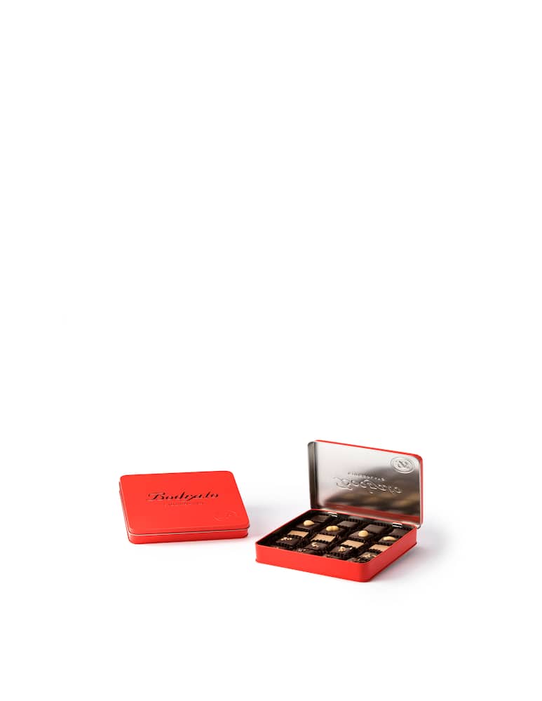 Bodrato Assorted Cremino Chocolate In Red Tin - picture 1 Bodrato Assorted Cremino Chocolate In Red Tin - picture 1