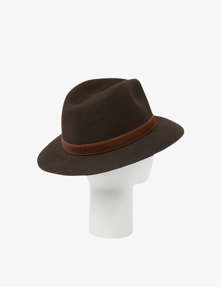 Borsalino Cappello casual in feltro - Marrone - immagine 3