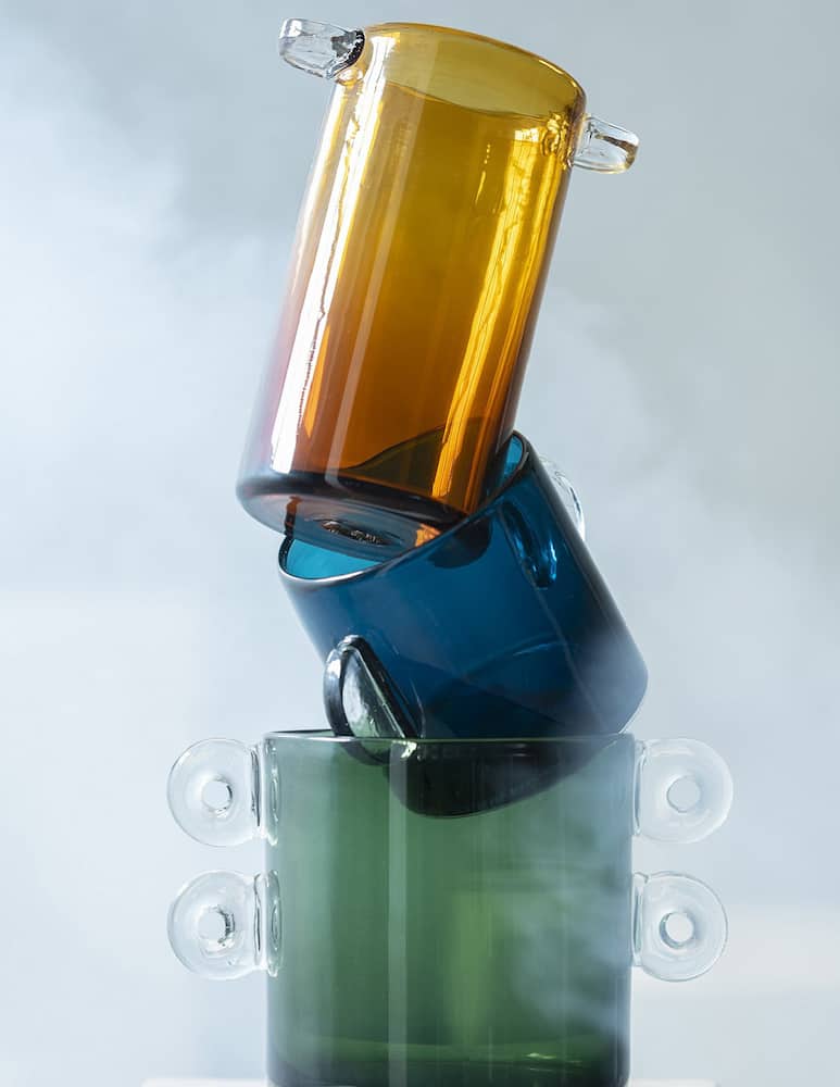 rinascente Serax Vase M Wind & Fire By Marie Michielssen - Green