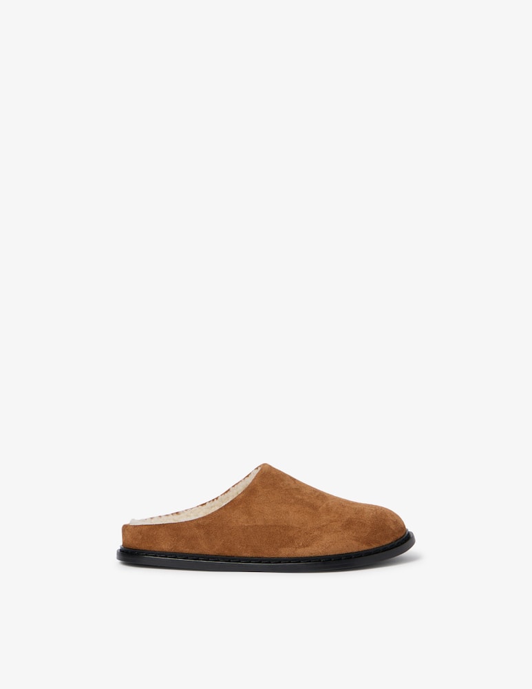rinascente lanapo Suede shearling slippers