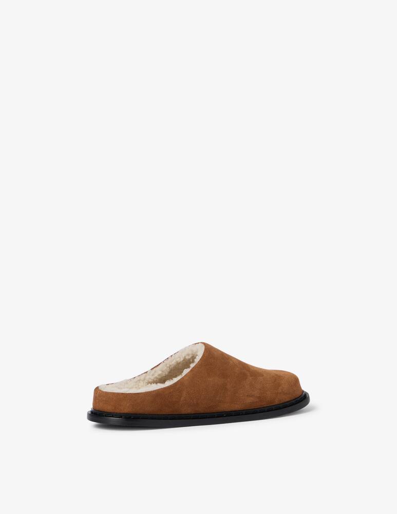 rinascente lanapo Suede shearling slippers
