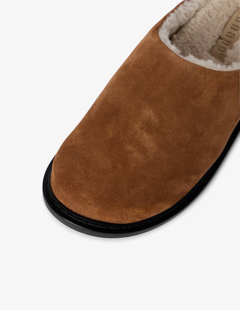 rinascente lanapo Suede shearling slippers