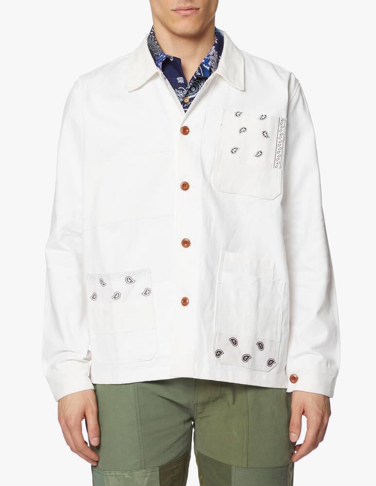 rinascente Overlord Giacca in denim bandana con tasche