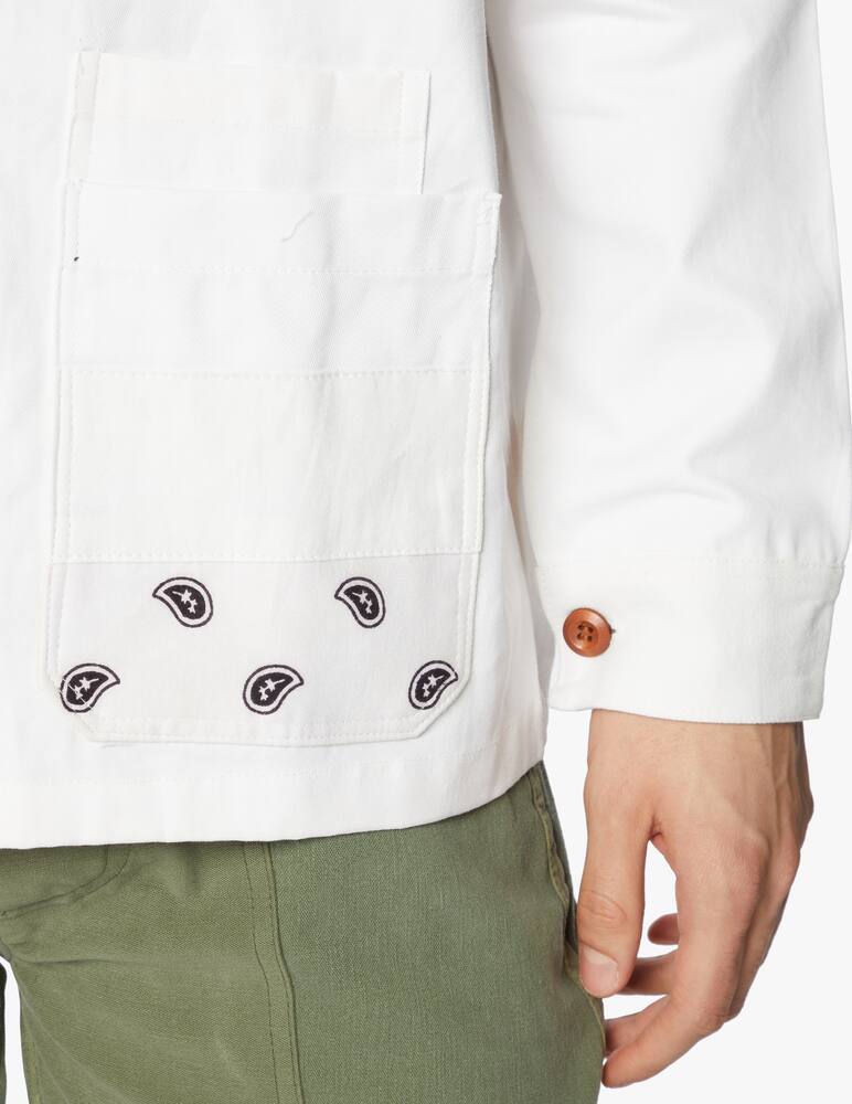 rinascente Overlord Giacca in denim bandana con tasche