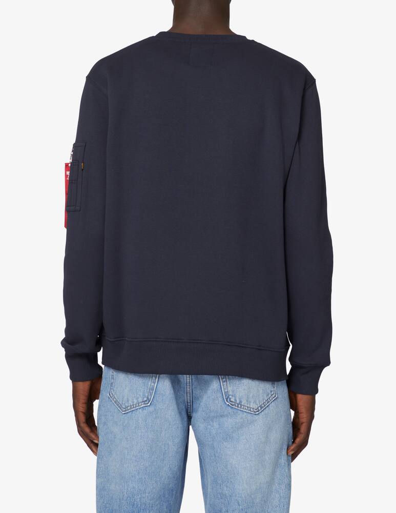 rinascente Alpha Industries Nasa reflective roundneck sweatshirt - Blue