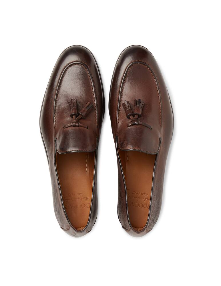 Doucal's Leather loafer with tassels - picture 3 Doucal's Leather loafer with tassels - picture 3
