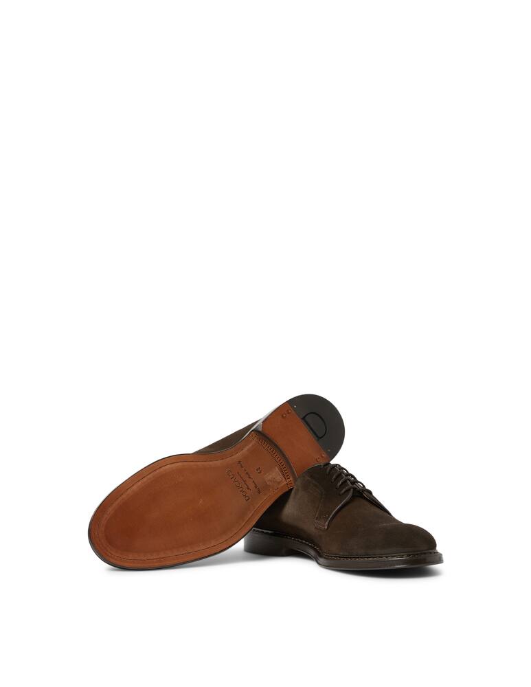 rinascente Doucal's Suede derby bokeh
