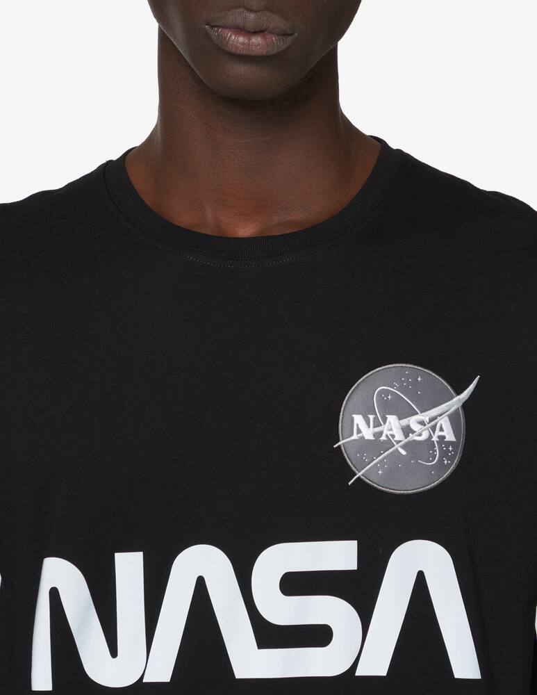 rinascente Alpha Industries Nasa reflective t-shirt - Black