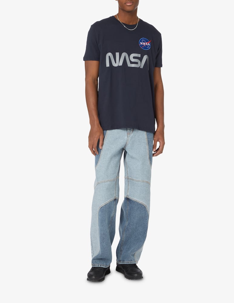 rinascente Alpha Industries Maglietta nasa reflective - Blu