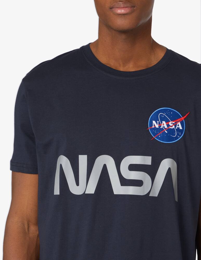 rinascente Alpha Industries Maglietta nasa reflective - Blu