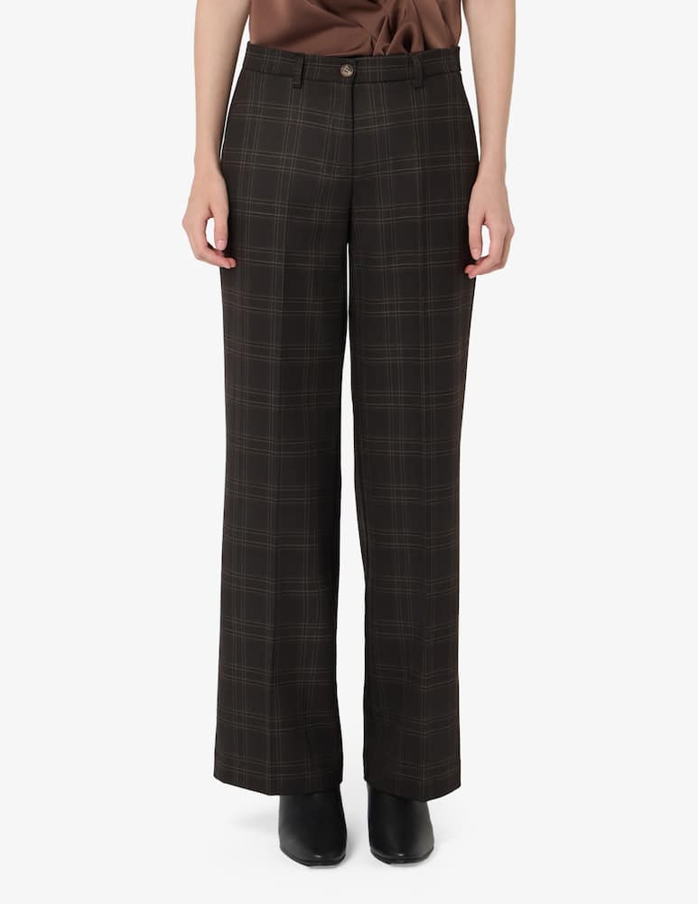 rinascente Elizabeth Ascot Pantaloni palazzo a quadri