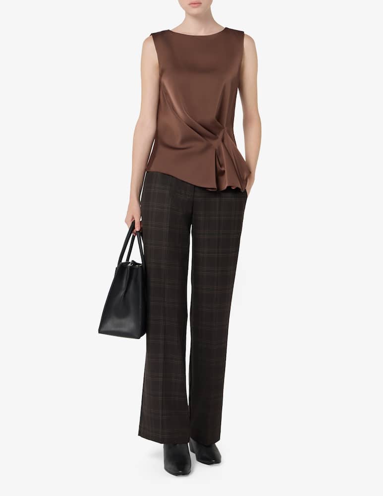 Elizabeth Ascot Pantaloni palazzo a quadri - immagine 2 Elizabeth Ascot Pantaloni palazzo a quadri - immagine 2