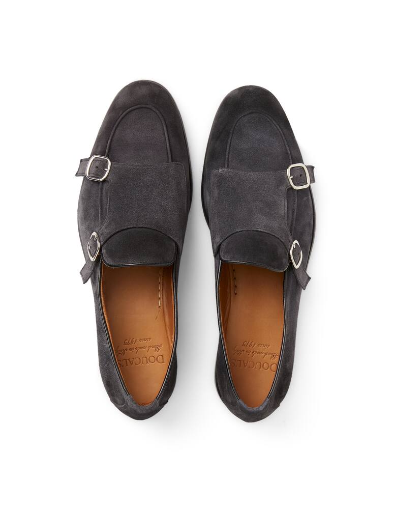 rinascente Doucal's Mocassino doppia fibbia in suede