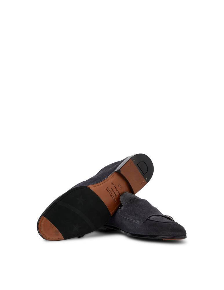 rinascente Doucal's Mocassino doppia fibbia in suede