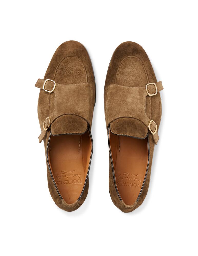 rinascente Doucal's Mocassino doppia fibbia in suede