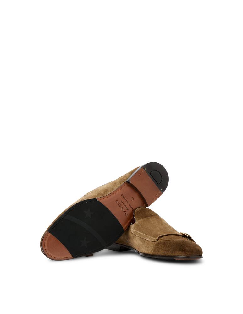 rinascente Doucal's Mocassino doppia fibbia in suede