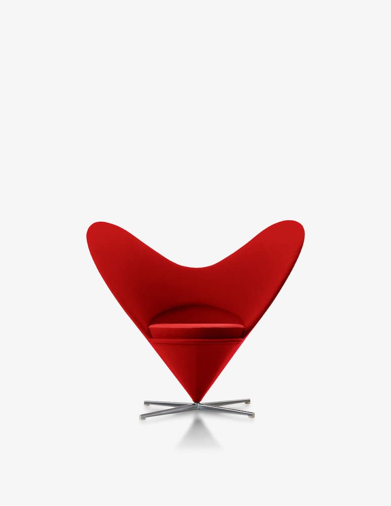 Vitra Heart Cone Chair Poltrona- Rosso - immagine 1 Vitra Heart Cone Chair Poltrona- Rosso - immagine 1