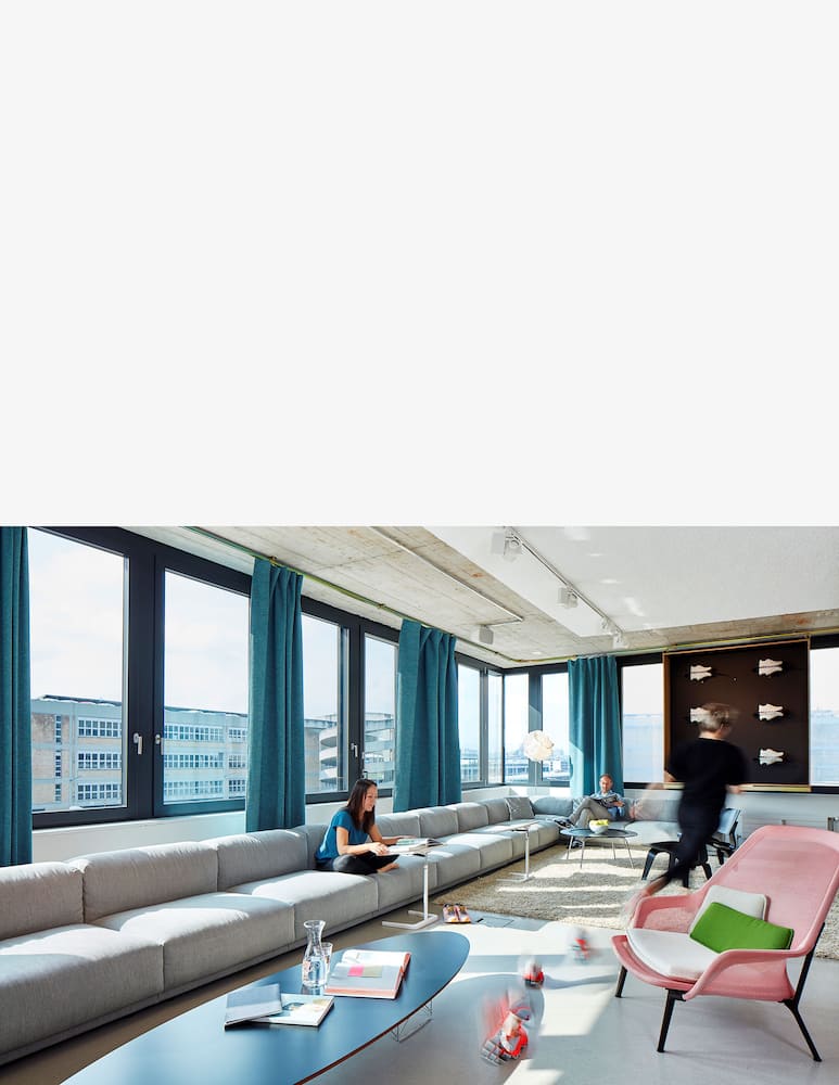 rinascente Vitra Elliptical Table ETR coffee table - Nero