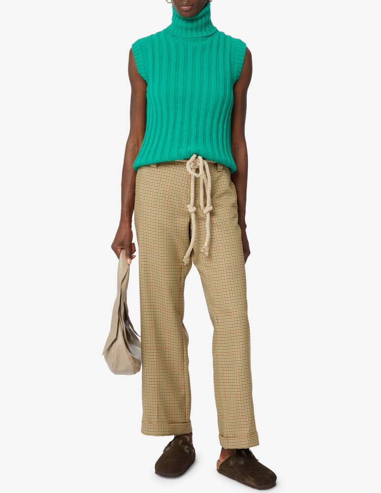 rinascente JEJIA Gilet a collo alto in misto lana - Verde