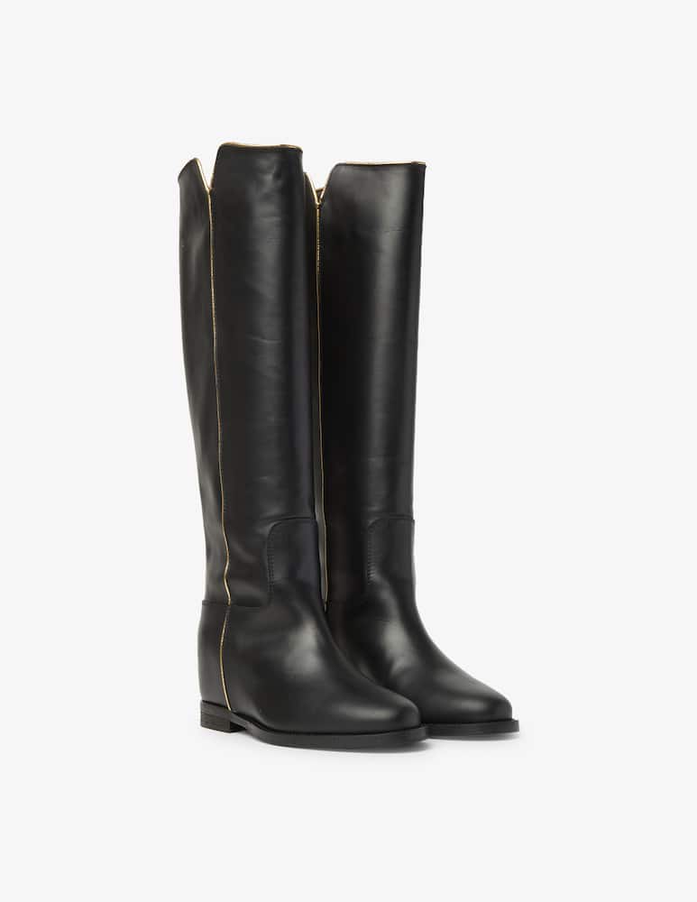 rinascente VIA ROMA 15 Stivali in pelle - Nero