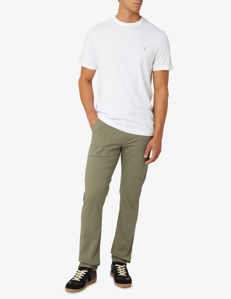 rinascente Farah Pantalone chino in cotone twill - Verde