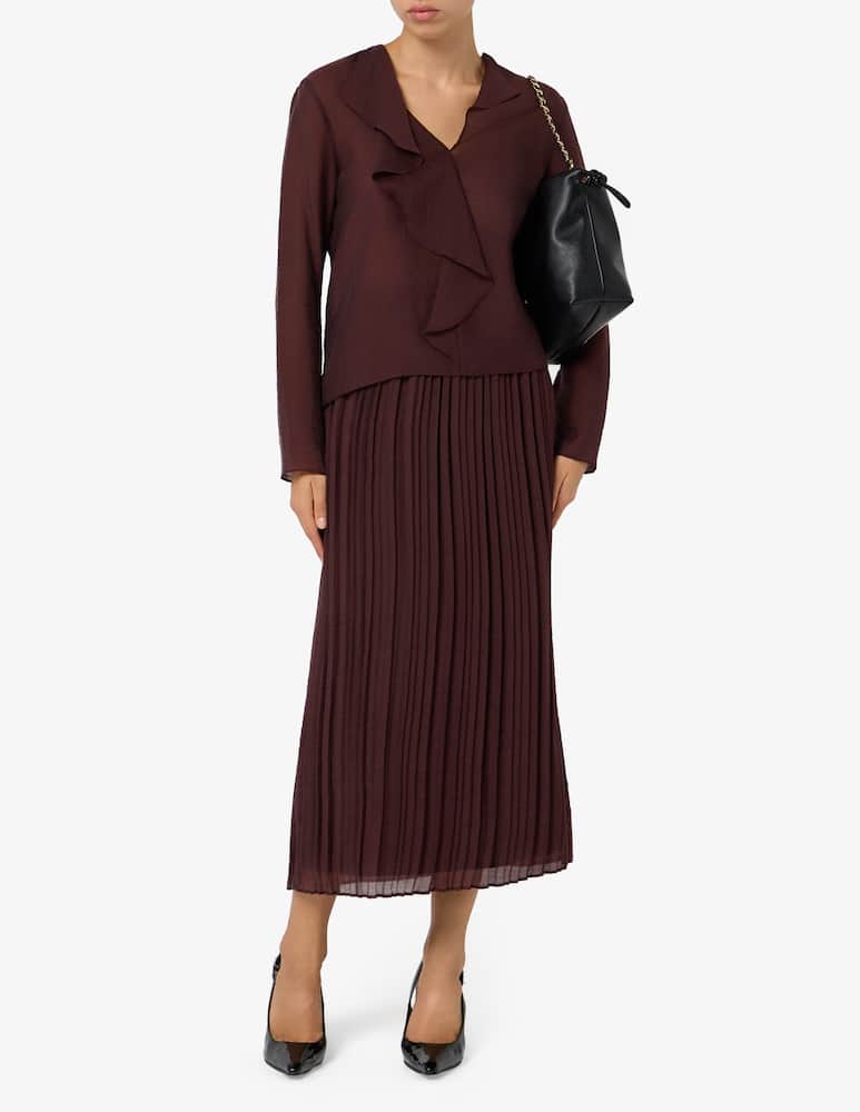 rinascente 24.7 Studio Blouse volant crinkle