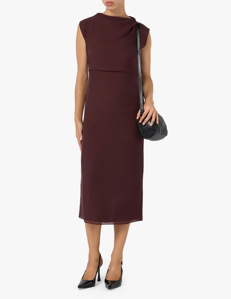 rinascente 24.7 Studio Crinkle drape dress