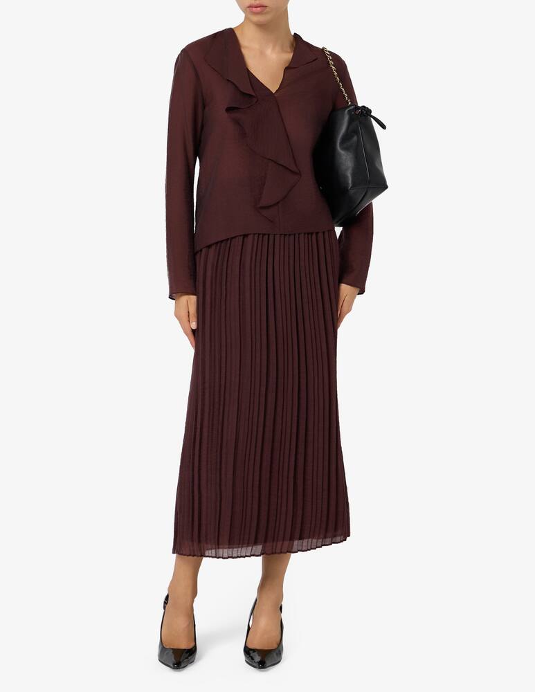 rinascente 24.7 Studio Pleated midi skirt