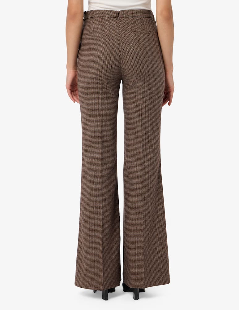 24.7 Studio Flare check trousers - picture 3
