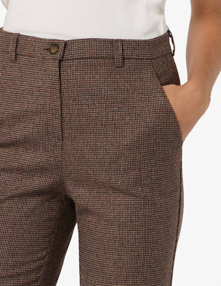 rinascente 24.7 Studio Flare check trousers