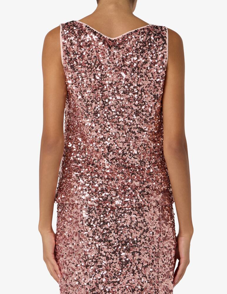 rinascente 24.7 Studio Sequin sleeveless top